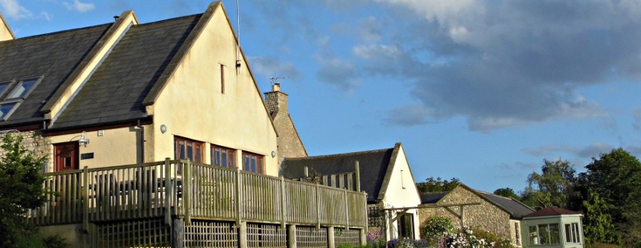 Trulls cottage from garden
